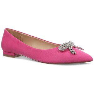 NIB!! ON 34TH Women's Millee Hot Pink Embellished Ballet Flat Sz 9M